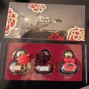 Coach Perfume Gift Set 3x0.68 fl.oz Poppy/Poppy Wildflower/Poppy Blossom
